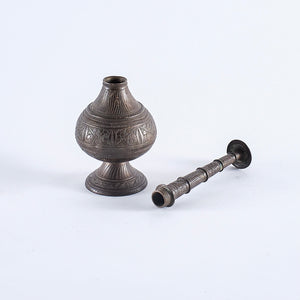 Metal Petinad Perfume Bottle from India