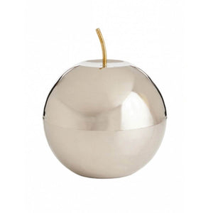 Aberdeen Apple Container Polished Nickel/Brass