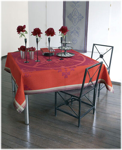 Le Jacquard Francais Castel/Amaranthe Tablecloth 69X98