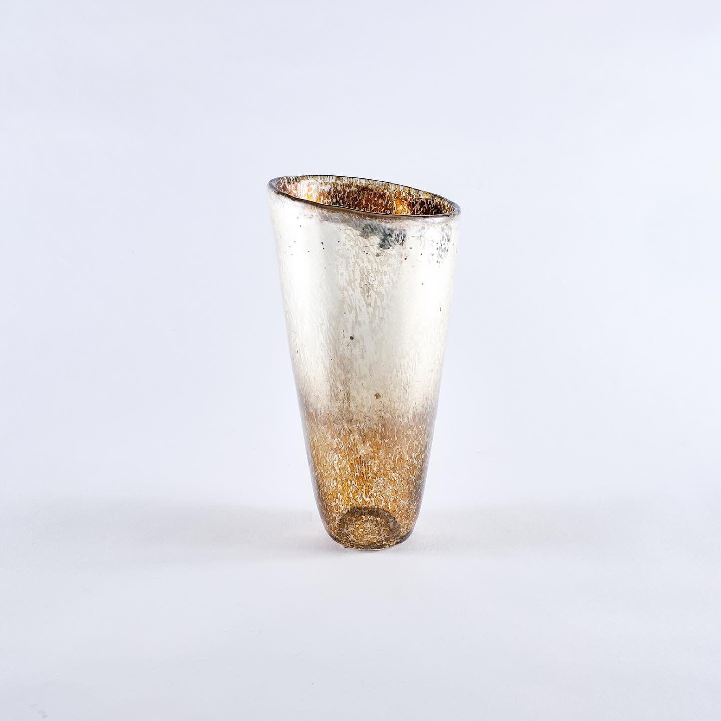 Mercury Gold and Silver Vase